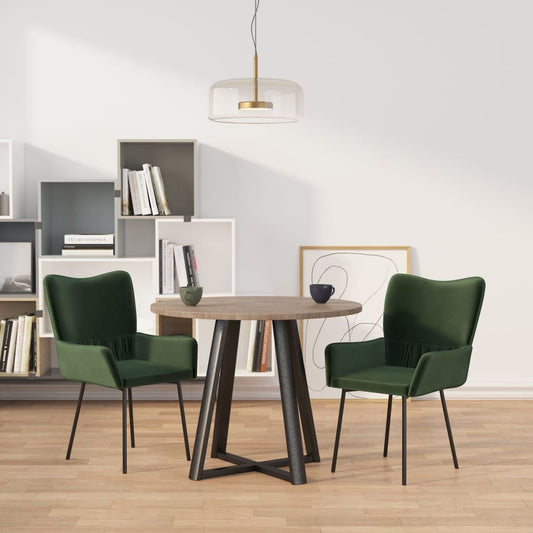 Sillas De Comedor 2 Unidades Terciopelo