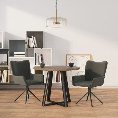 Sillas De Comedor Giratorias 2 Uds Terciopelo
