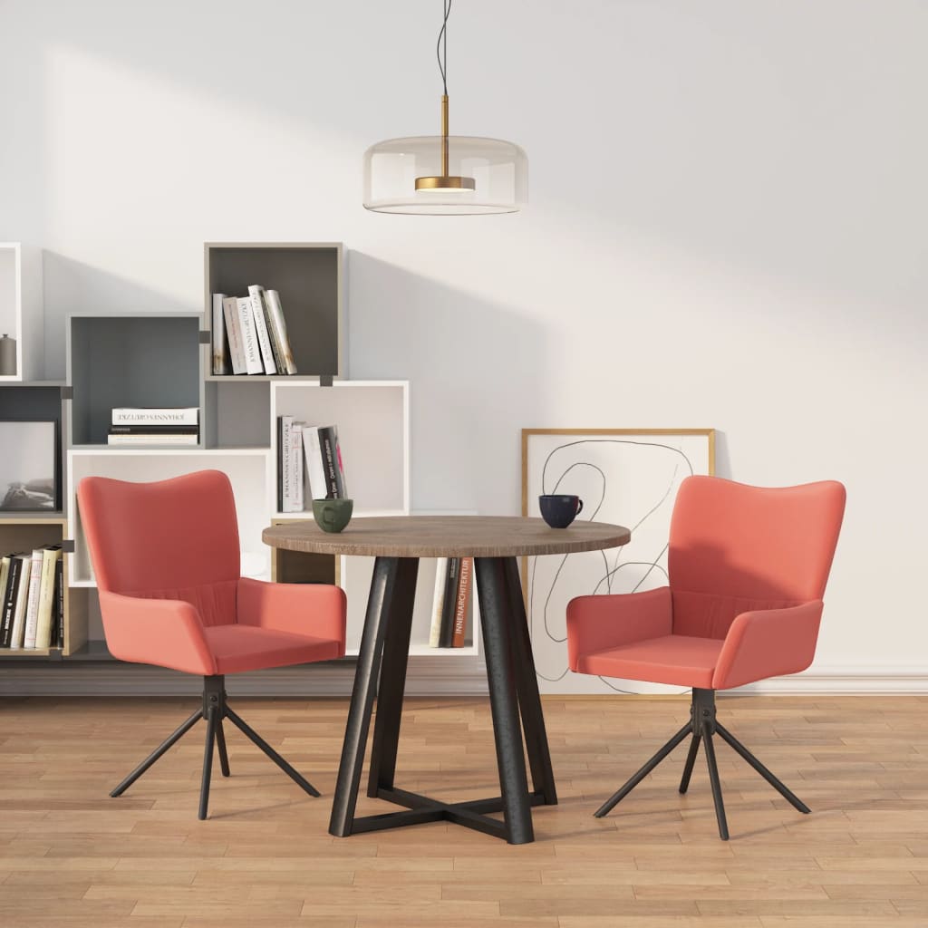 Sillas De Comedor Giratorias 2 Uds Terciopelo