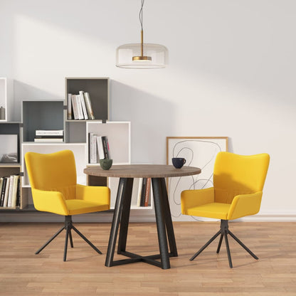 Sillas De Comedor Giratorias 2 Uds Terciopelo