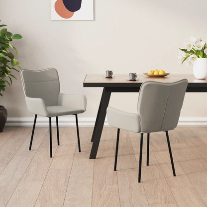 Sillas De Comedor 2 Unidades Terciopelo