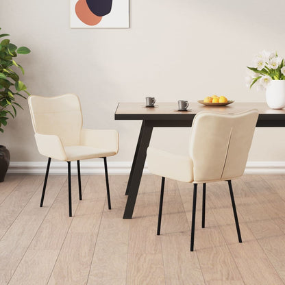 Sillas De Comedor 2 Unidades Terciopelo