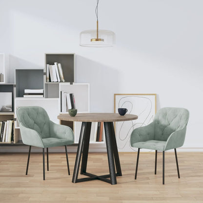 Sillas De Comedor 2 Unidades Terciopelo