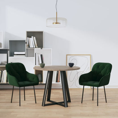 Sillas De Comedor 2 Unidades Terciopelo
