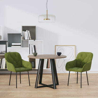 Sillas De Comedor 2 Unidades Terciopelo