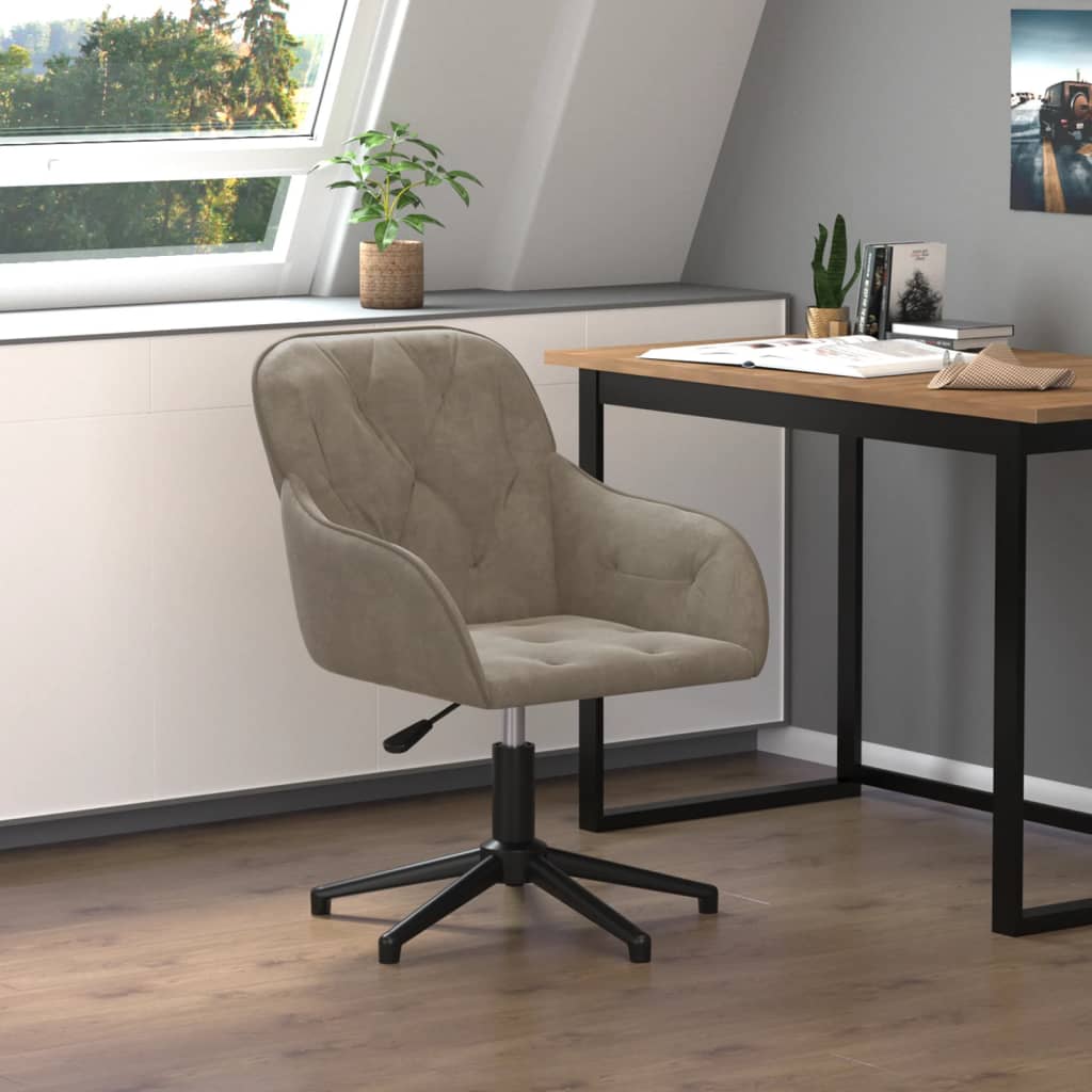 Silla De Oficina Giratoria De Terciopelo