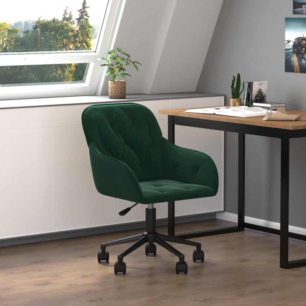 Silla De Oficina Giratoria De Terciopelo