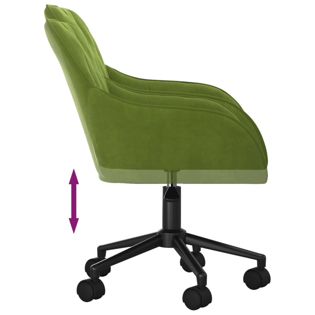 Silla De Oficina Giratoria De Terciopelo