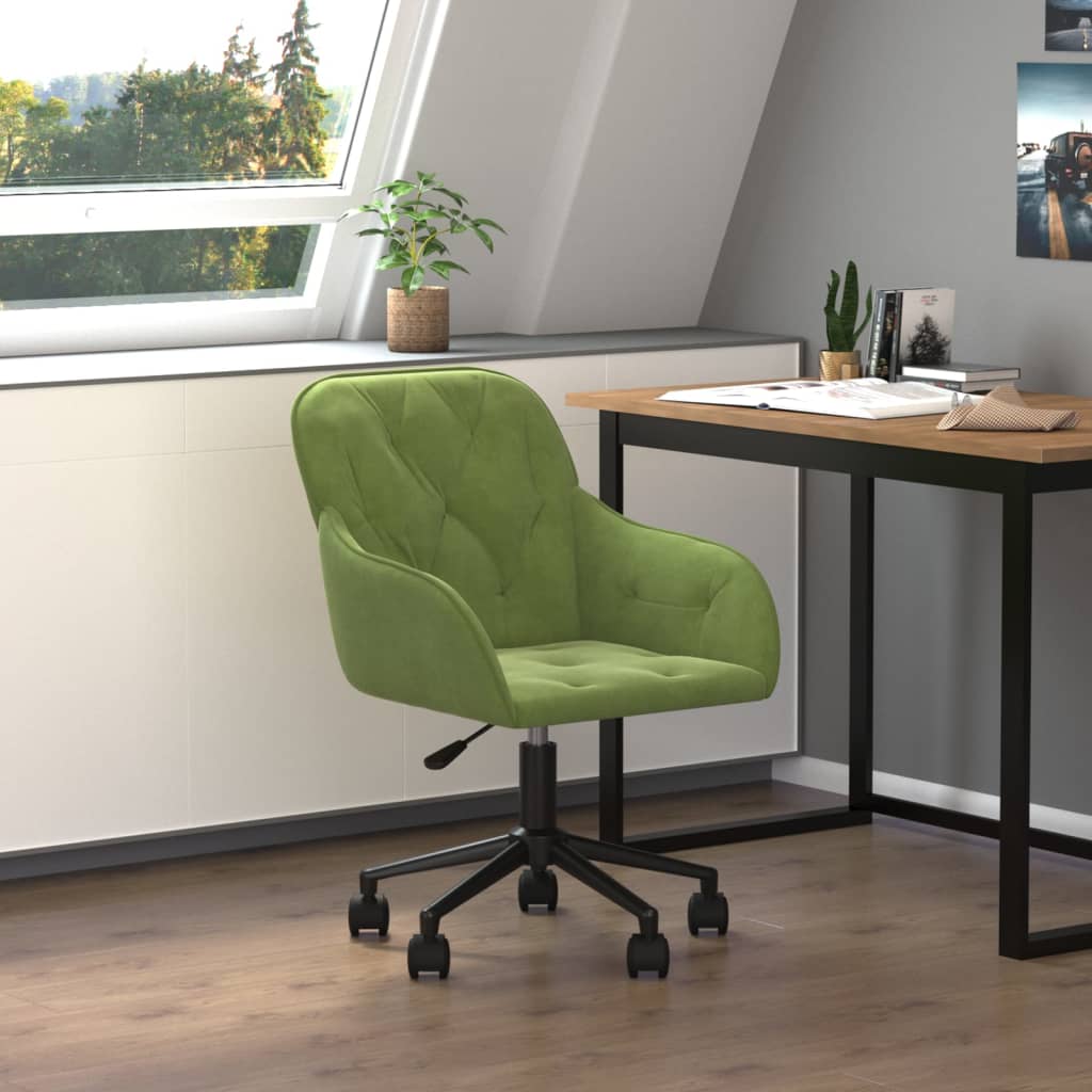 Silla De Oficina Giratoria De Terciopelo