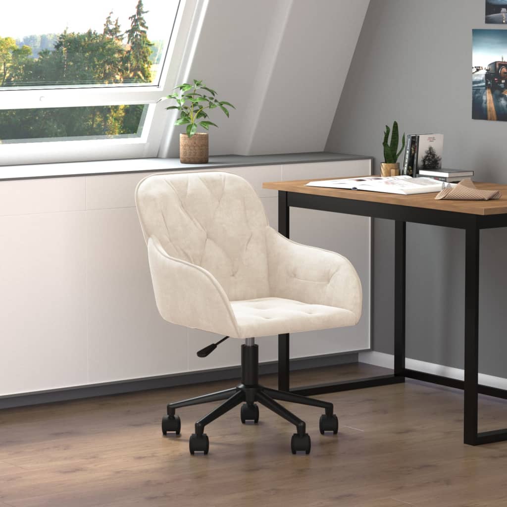Silla De Oficina Giratoria De Terciopelo