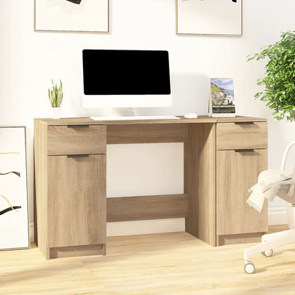 Escritorio Madera De Ingeniería 133 X 50 X 75 Cm