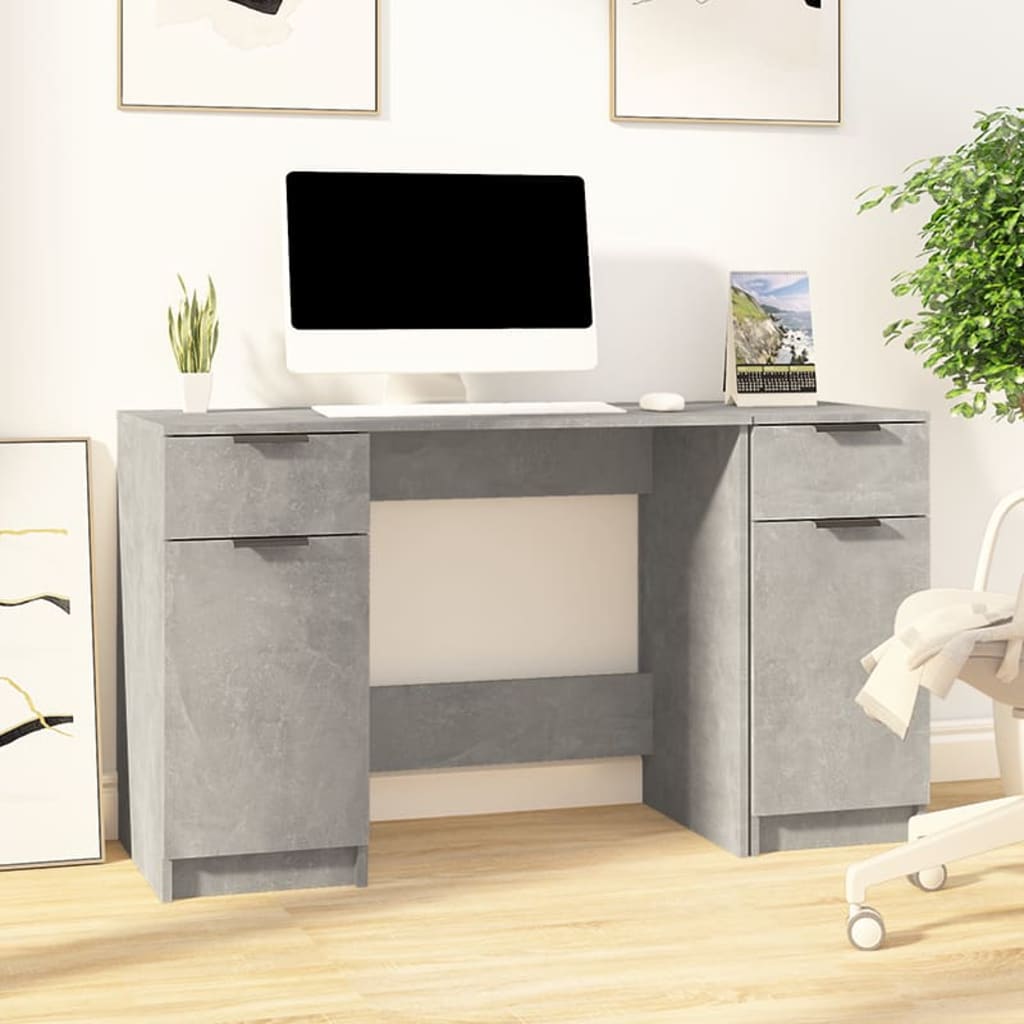 Escritorio Madera De Ingeniería 133 X 50 X 75 Cm