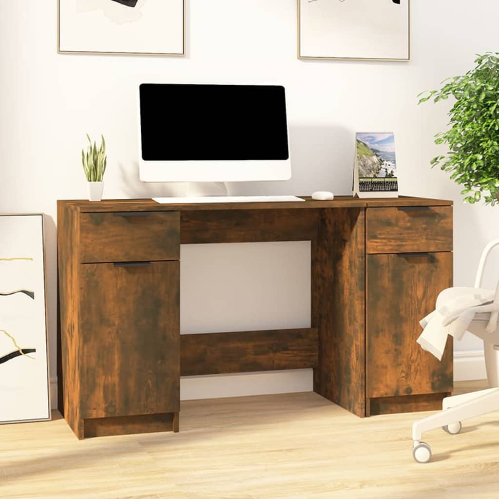 Escritorio Madera De Ingeniería 133 X 50 X 75 Cm