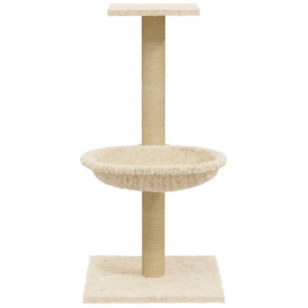 Rascador Para Gatos Con Poste De Sisal 74 Cm