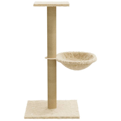 Rascador Para Gatos Con Poste De Sisal 74 Cm