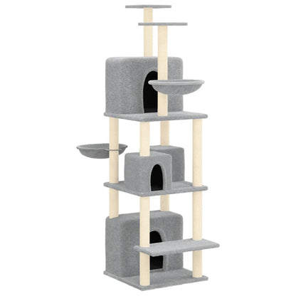 Rascador Para Gatos Con Postes De Sisal 180 Cm