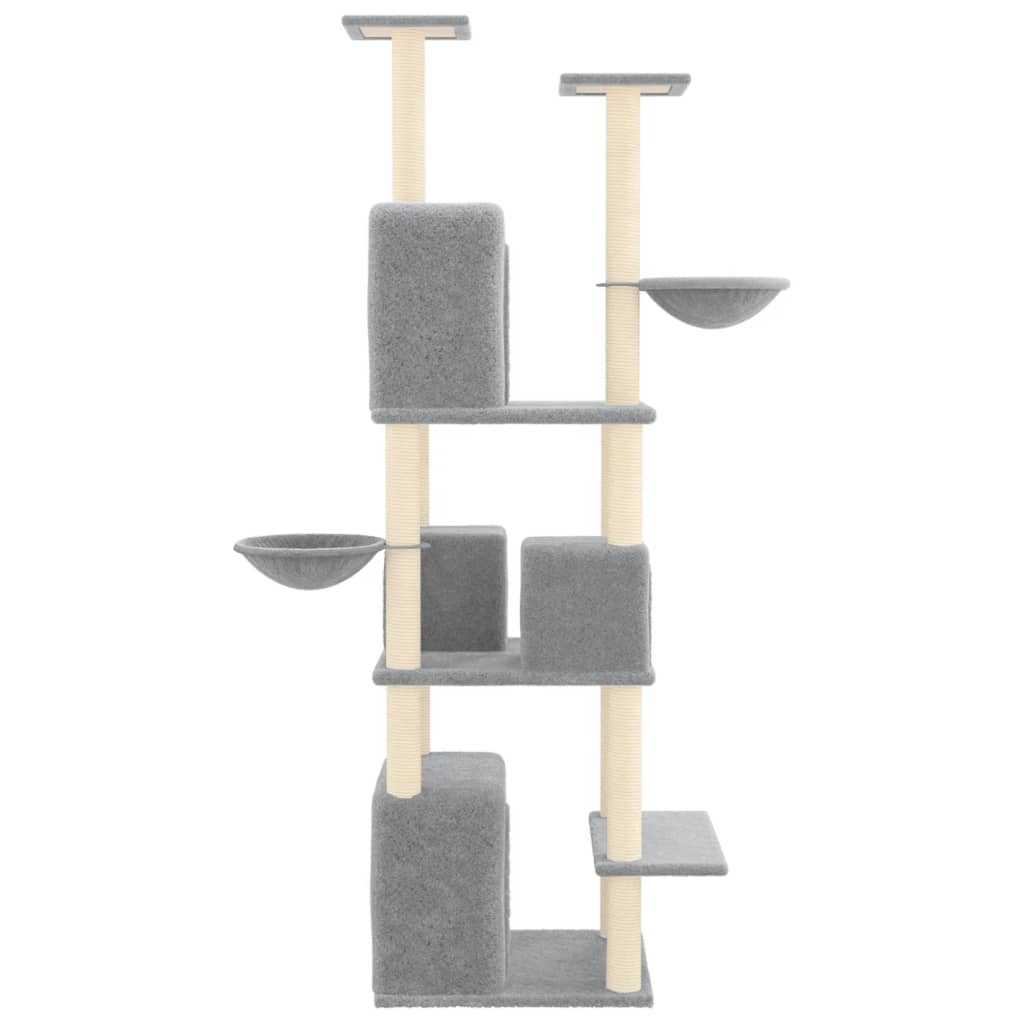 Rascador Para Gatos Con Postes De Sisal 180 Cm