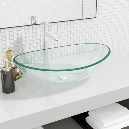 Lavabo De Vidrio Templado 54,5X35X15,5 Cm