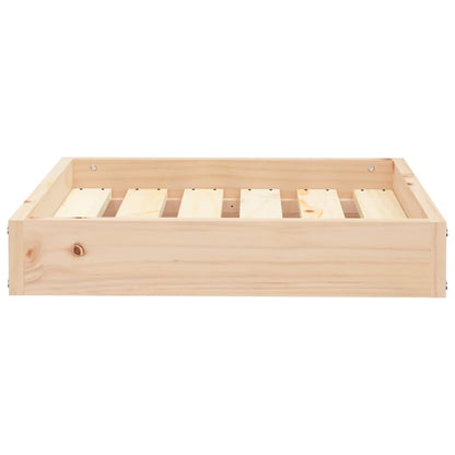 Cama Para Perros Madera Maciza De Pino 51,5X44X9 Cm