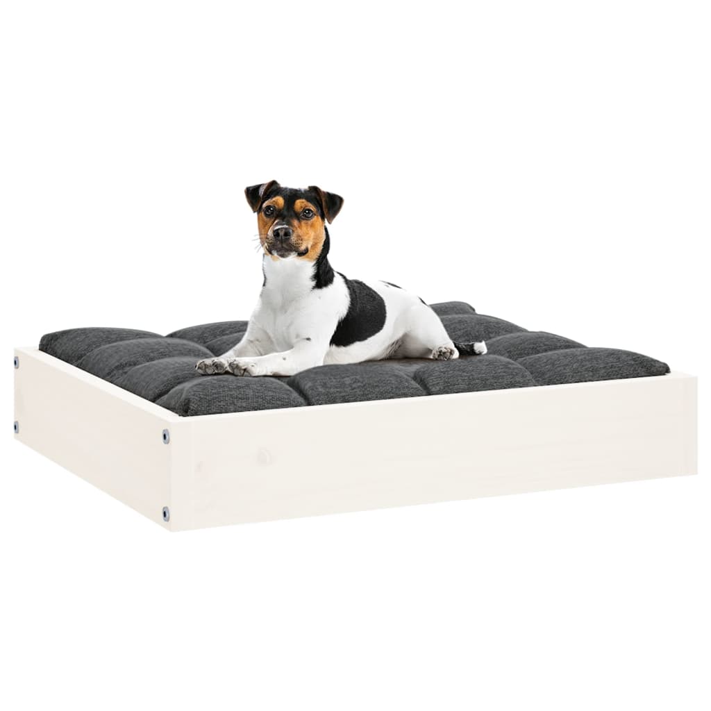Cama Para Perros Madera Maciza De Pino 51,5X44X9 Cm