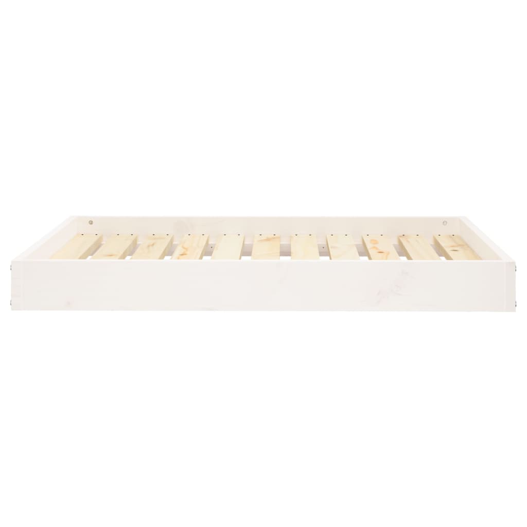 Cama Para Perros Madera Maciza De Pino 91,5X64X9 Cm