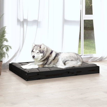 Cama Para Perros Madera Maciza De Pino 101,5X74X9 Cm