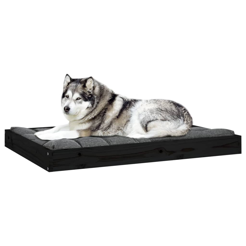 Cama Para Perros Madera Maciza De Pino 101,5X74X9 Cm