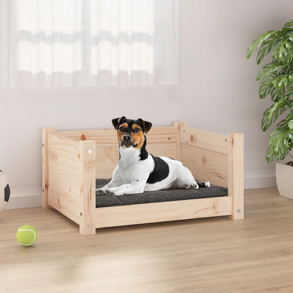Cama Para Perros Madera De Pino 105,5X75,5X28 Cm