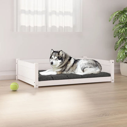 Cama Para Perros Madera De Pino 105,5X75,5X28 Cm