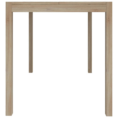 Set De Comedor 7 Piezas Madera Maciza De Acacia