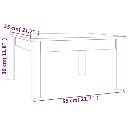 Mesa De Centro De Madera Maciza De Pino