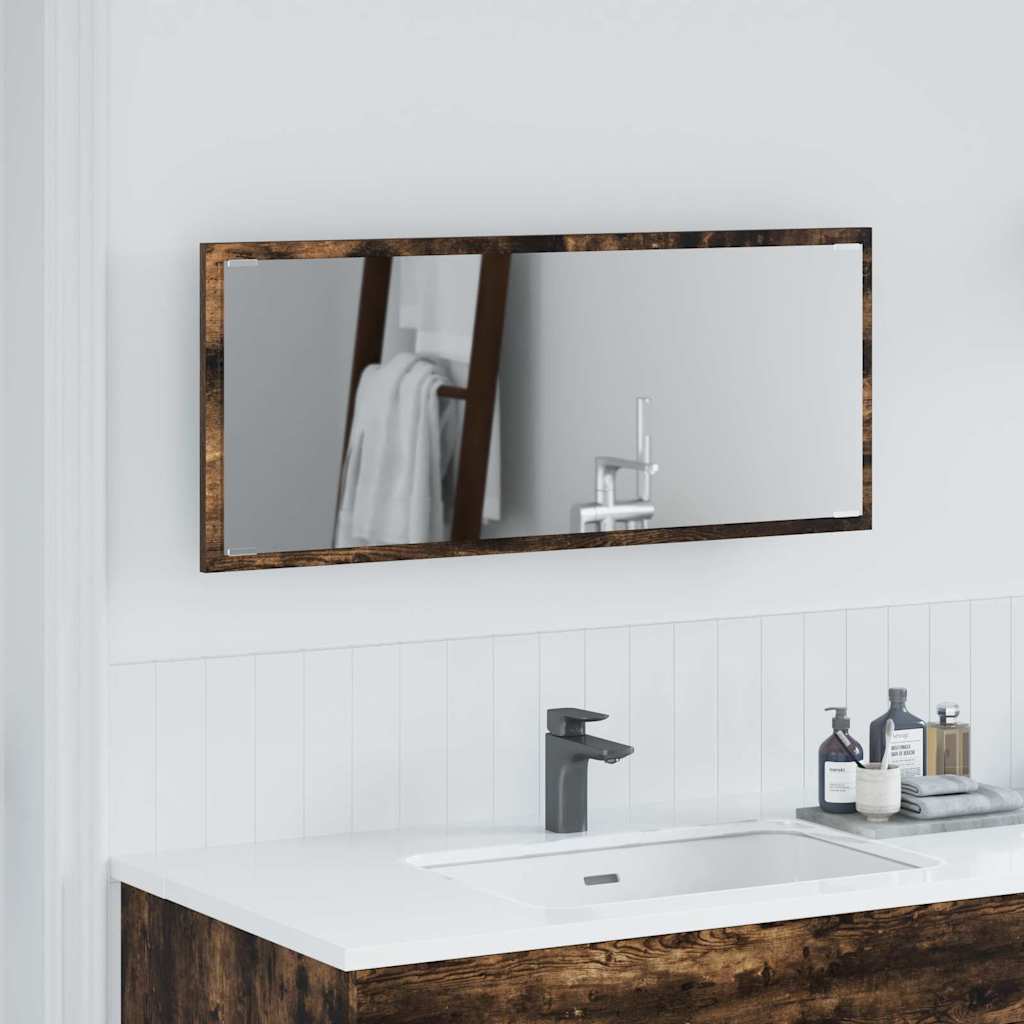 Espejo De Baño Led Crílico Blanco Brillo 90X8,5X37 Cm