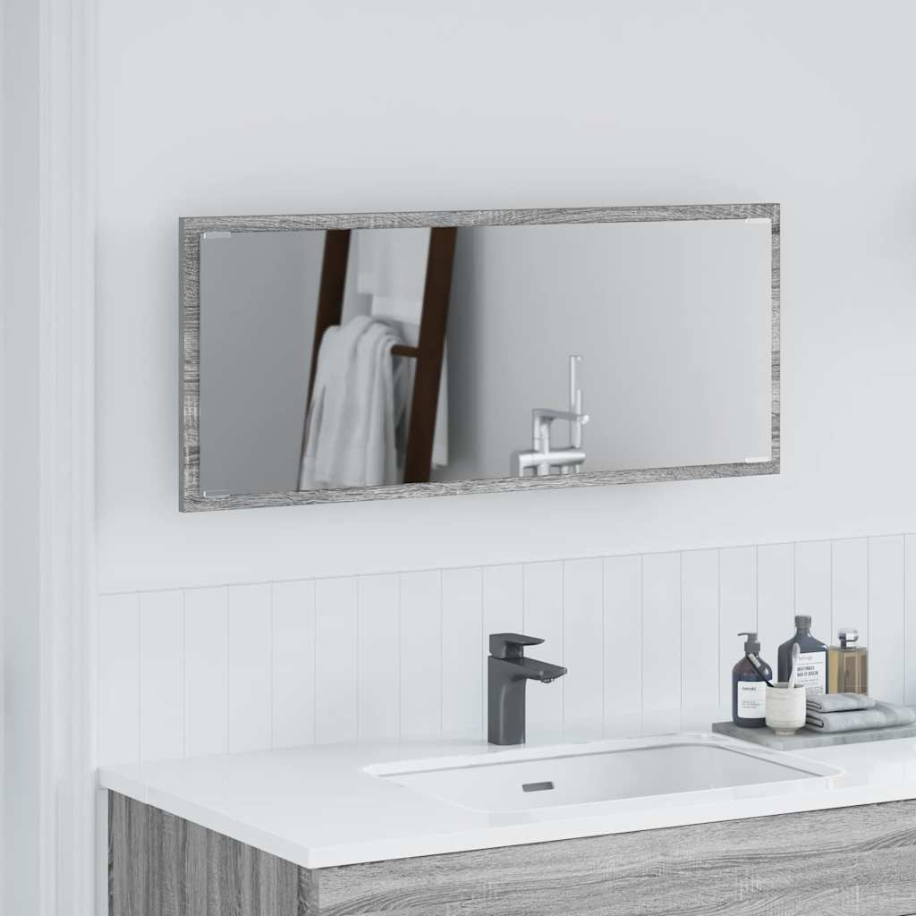 Espejo De Baño Led Crílico Blanco Brillo 90X8,5X37 Cm