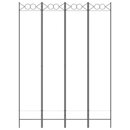 Biombo Divisor De 4 Paneles De Tela