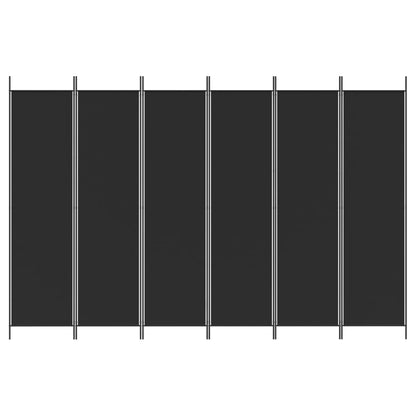 Biombo Divisor De 6 Paneles De Tela