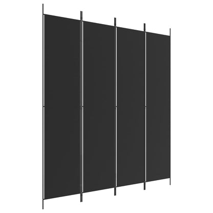 Biombo Divisor De 4 Paneles De Tela