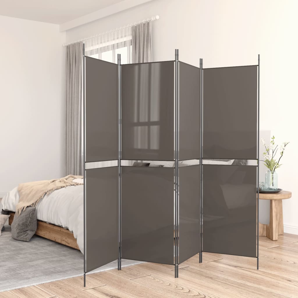 Biombo Divisor De 3 Paneles De Tela