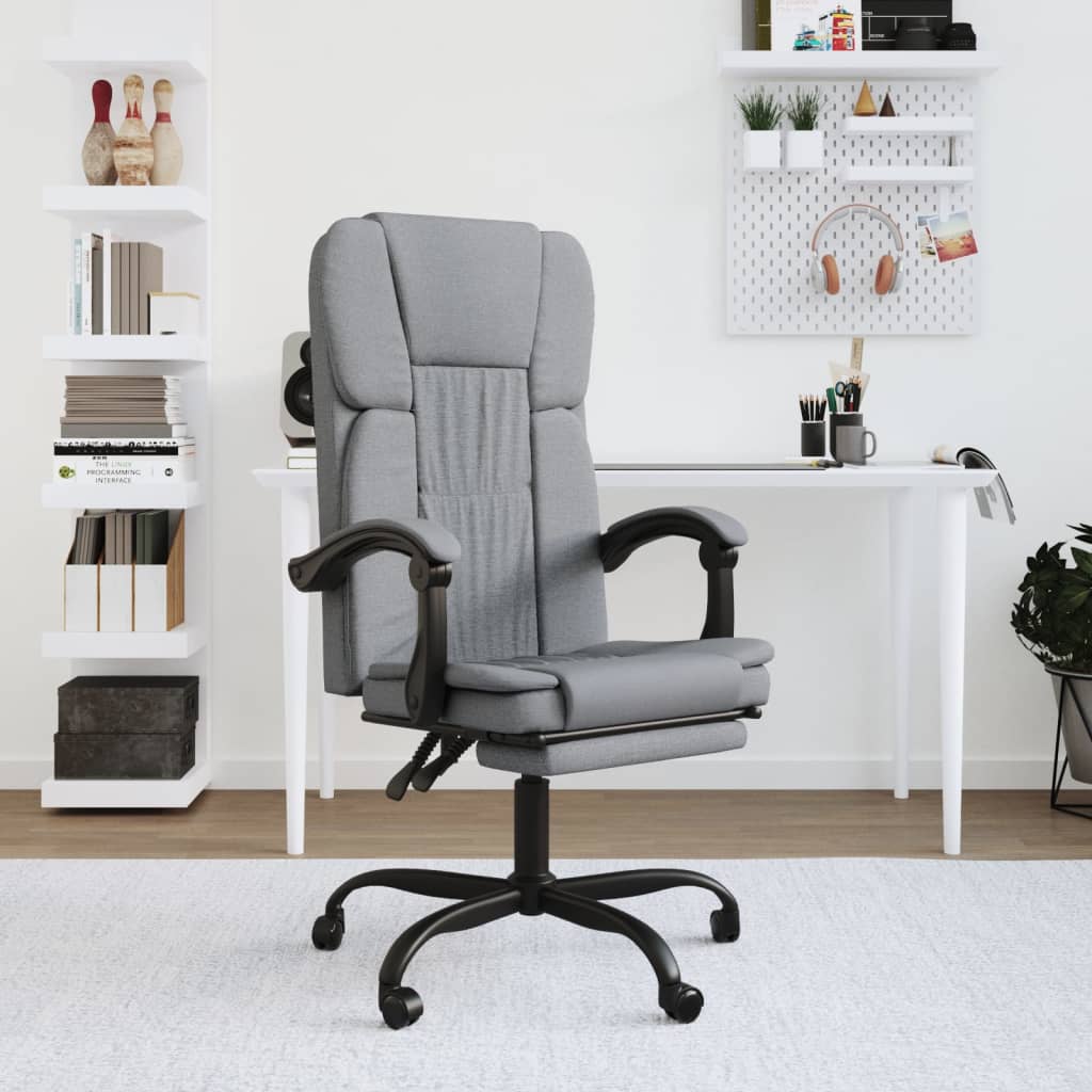 Silla De Oficina Reclinable De Tela