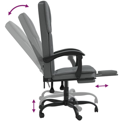 Silla De Oficina Reclinable De Tela