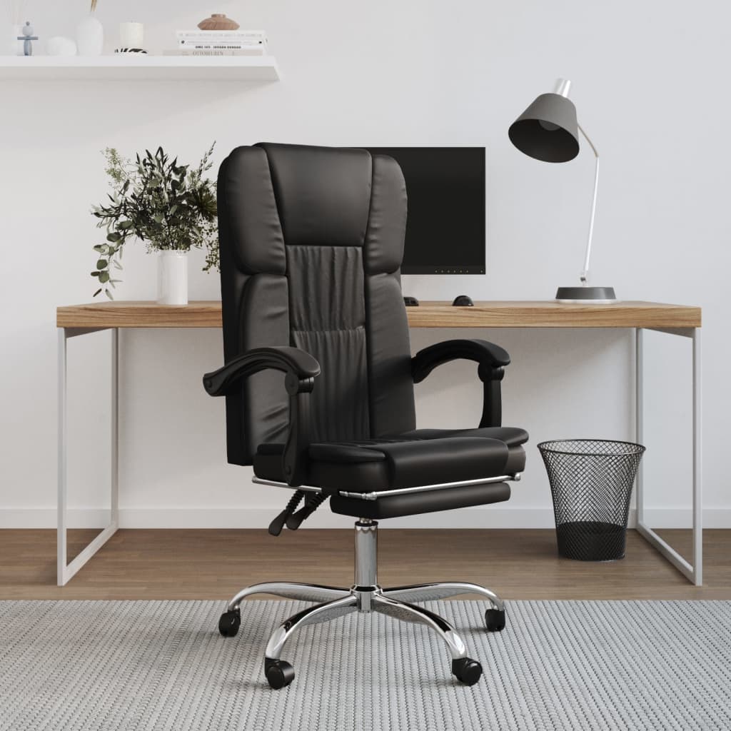 Silla De Oficina Reclinable Cuero Sintético
