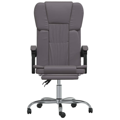 Silla De Oficina Reclinable Cuero Sintético