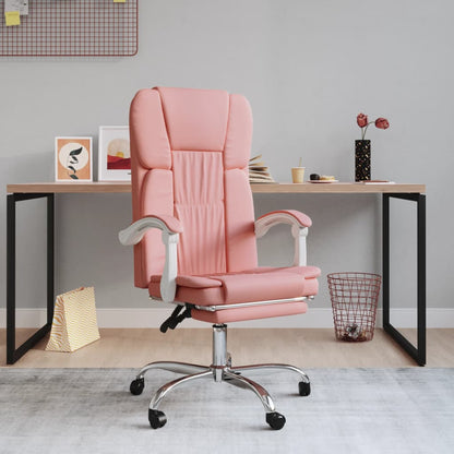 Silla De Oficina Reclinable Cuero Sintético