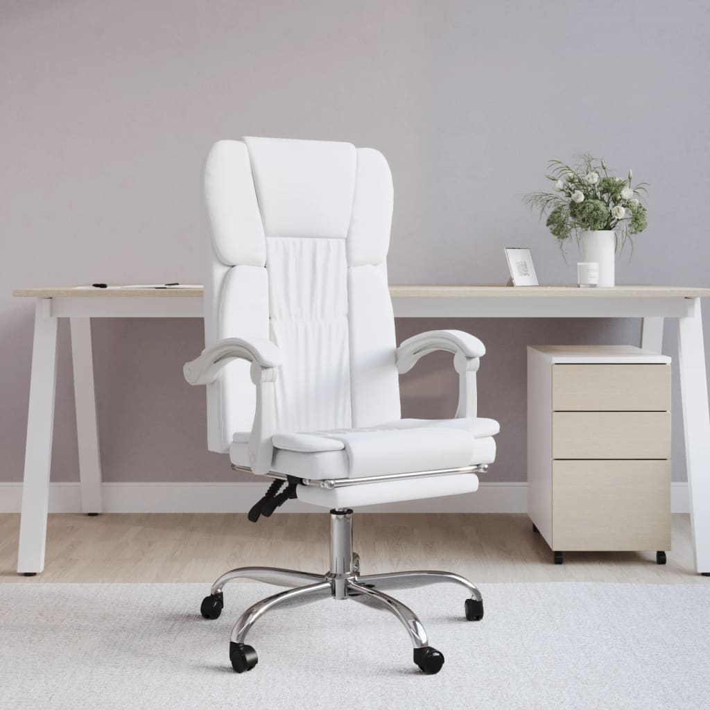 Silla De Oficina Reclinable Cuero Sintético