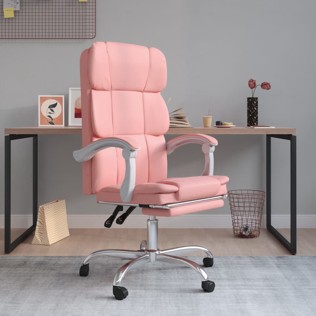 Silla De Oficina Reclinable Cuero Sintético
