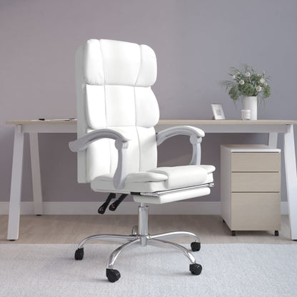 Silla De Oficina Reclinable Cuero Sintético