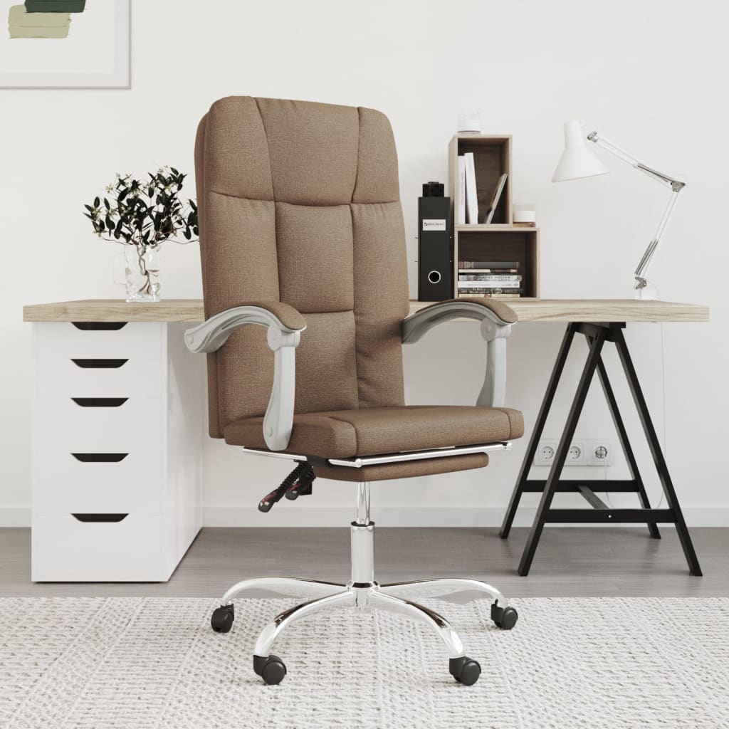 Silla De Oficina Reclinable De Tela