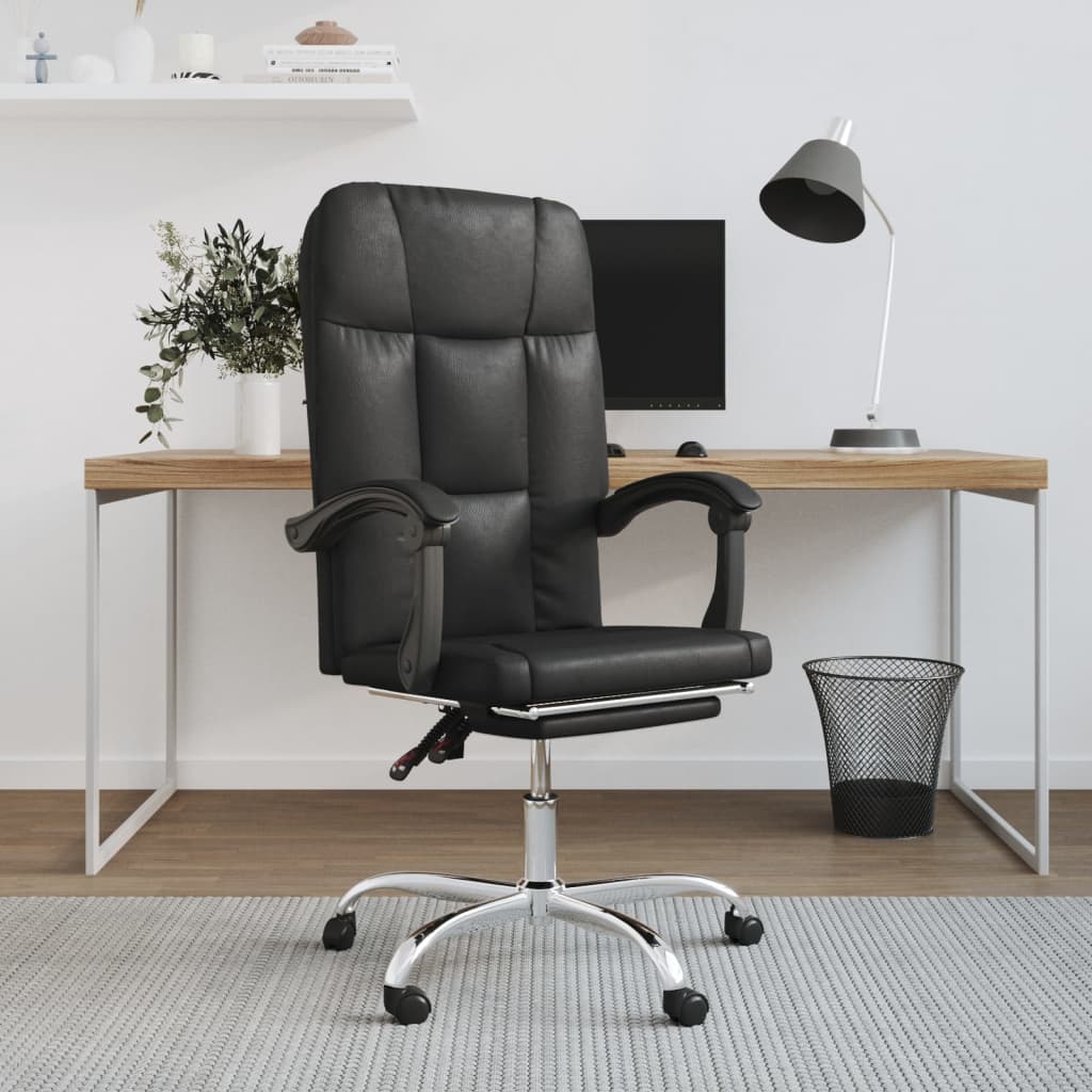 Silla De Oficina Reclinable Cuero Sintético