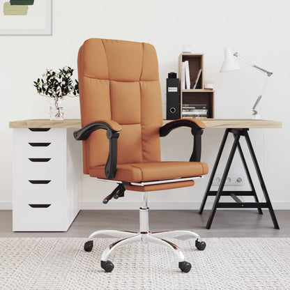 Silla De Oficina Reclinable Cuero Sintético