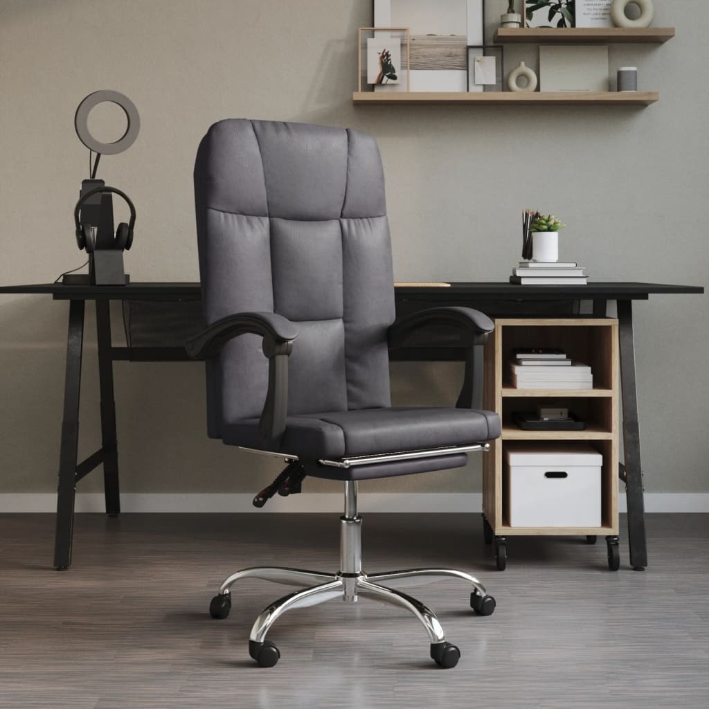 Silla De Oficina Reclinable Cuero Sintético