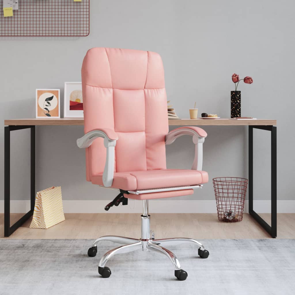 Silla De Oficina Reclinable Cuero Sintético